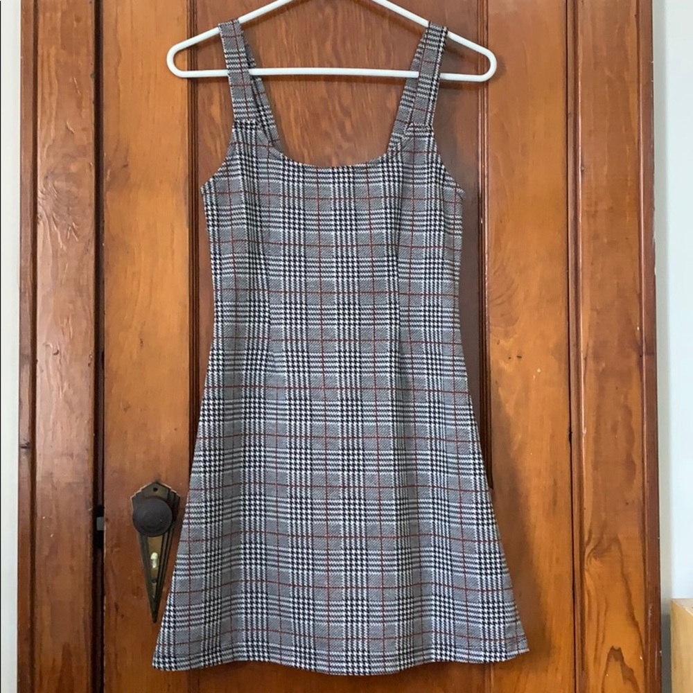 Forever 21 Plaid Houndstooth Dress